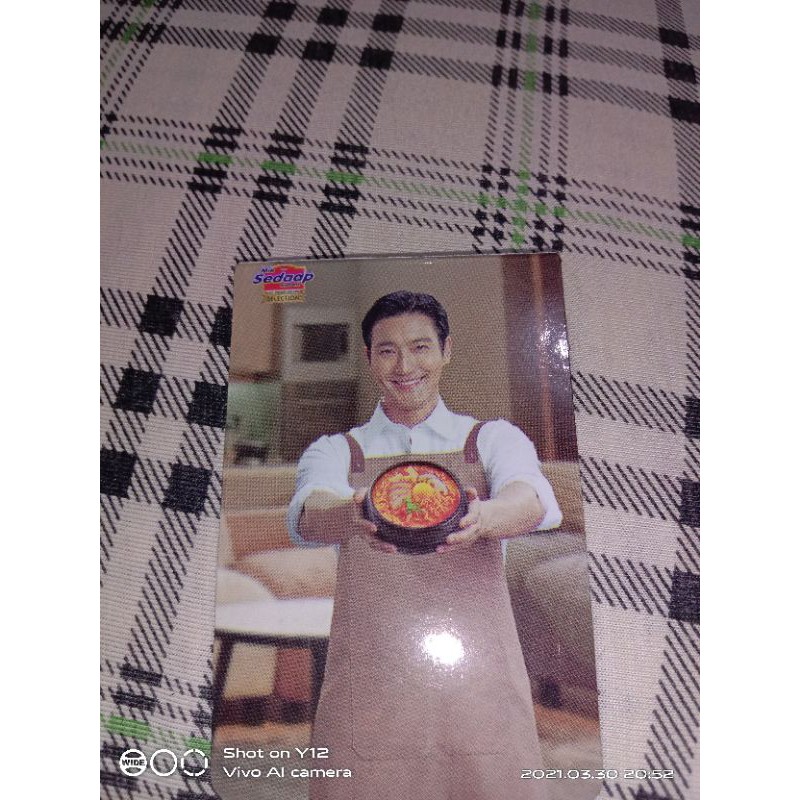 Photocard Official / PC Siwon Mie Sedaap Korea Spicy