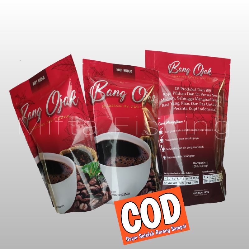 

Kopi Bubuk/Kopi lelet/Bang Ojak 100% Kopi Asli Kemasan 200gr