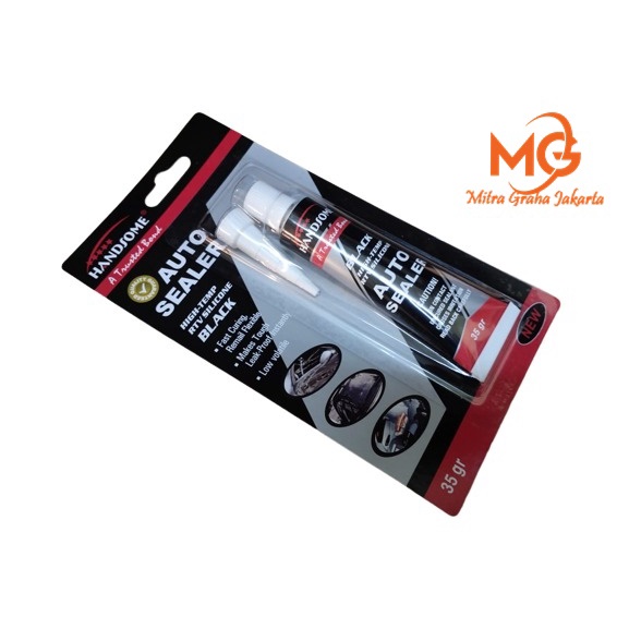 

LEM HANDSOME 35GR/AUTO SEALER SEALANT/LEM KACA/RUBBER HITAM TERLARIS BERKUALITAS MGJ