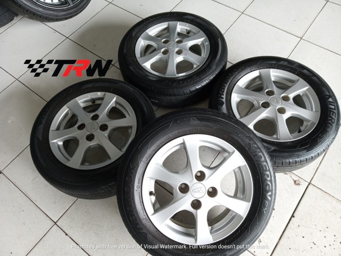 velg mobil second copotan original  ayla R14 + Ban 175 65 r14