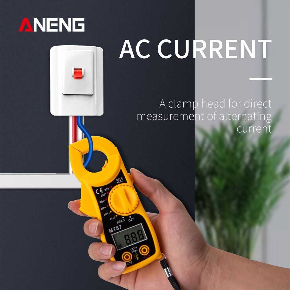 (BISA COD) RVOSTR ANENG Digital Multimeter Voltage Tester Clamp - MT87