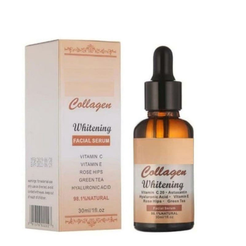 SERUM COLLAGEN VIT E 30ml Hologram Emas Original