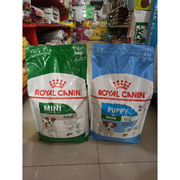 royal canin mini adult dan mini puppy 4kg rc mini