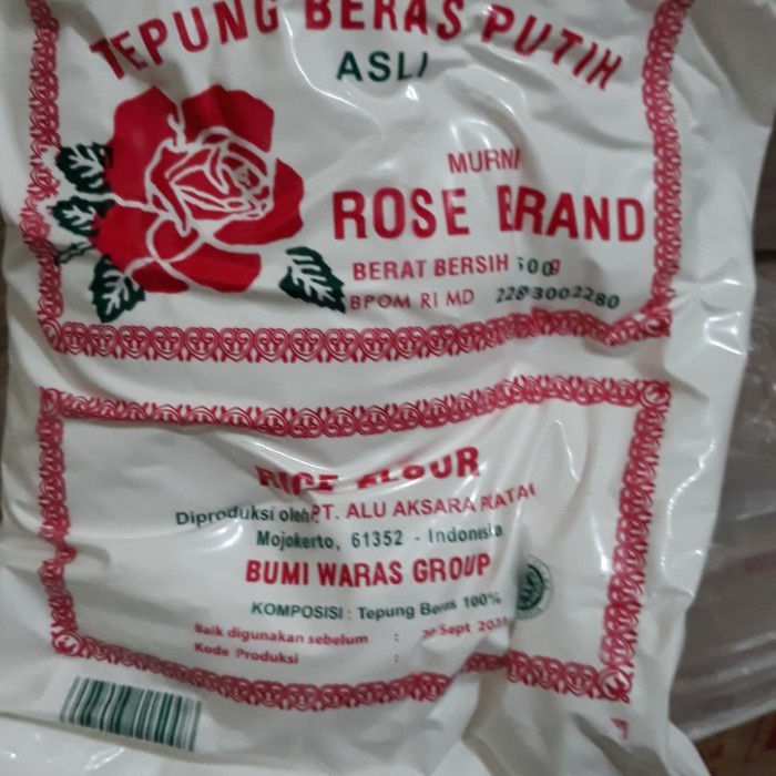 

Tepung Beras ROSE BRAND 500gr