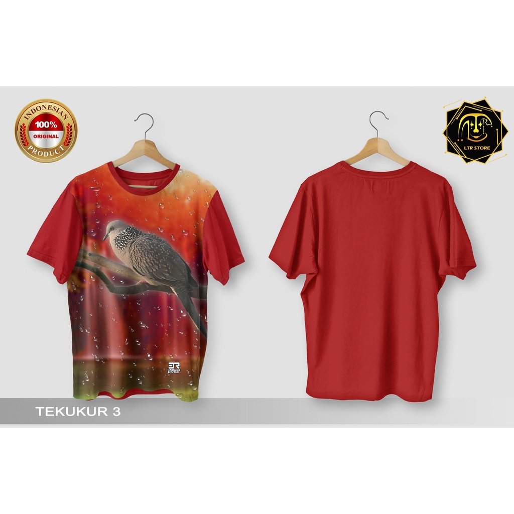 [ BAYAR DI TEMPAT ] BAJU PRINTING GAMBAR BURUNG TEKUKUR 3 - KAOS DISTRO ORIGINAL MOTIF HEWAN BINATAN