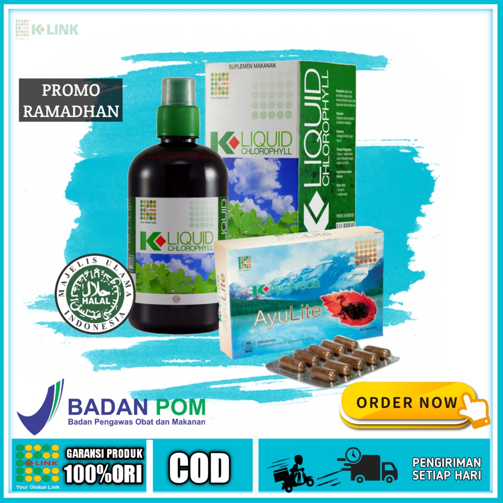 

Combo imun kuat chloroohyll dan ayu lite original klink