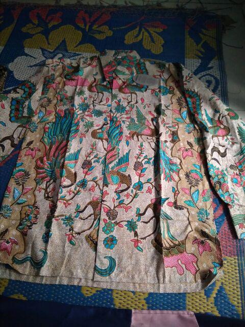 Kemeja Batik Pria Ppbtk07 Modern Lengan Panjang Casual Modis Trendy Masa Kini M L Xl Asli Pekalongan