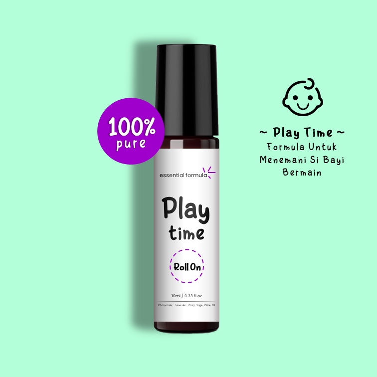 10ml Play Time Essential Oil Roll On Untuk Menemani Bayi Bermain