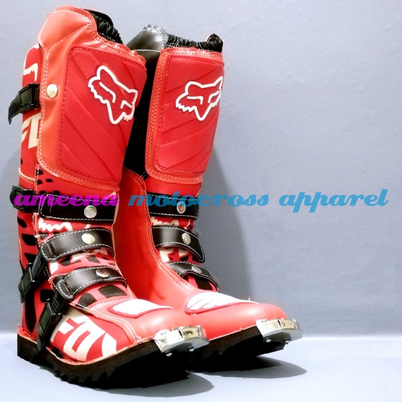 Sepatu Cross Fullprint Besi - Sepatu Trail Motocross - Sepatu MX Adventure - 010