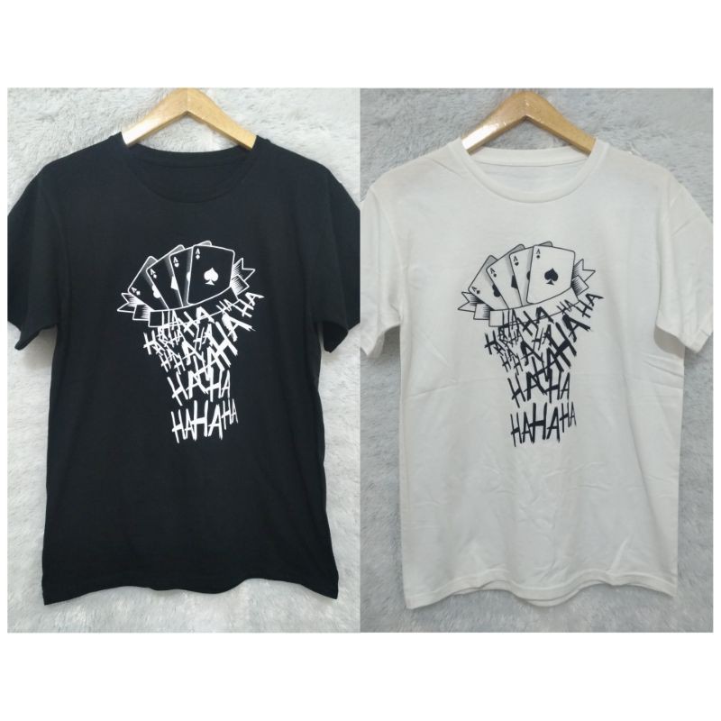 A91 Kaos kartu remi haha / Kaos Distro Original / Kaos Pria