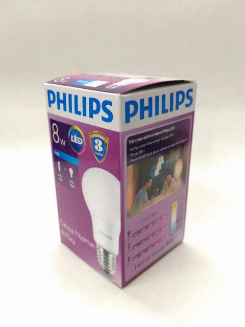 Lampu LED Bulb 8w Philips