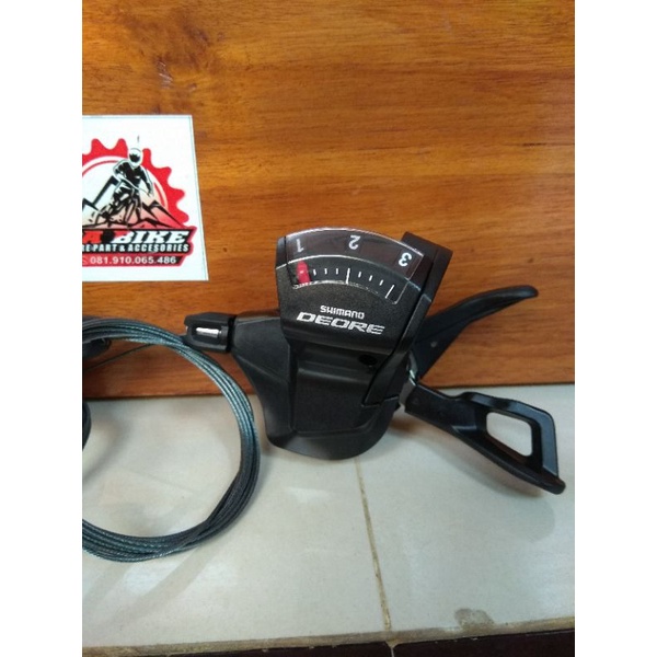 SHIFTER SHIMANO DEORE 3 SPEED KIRI JAPAN ORIGINAL
