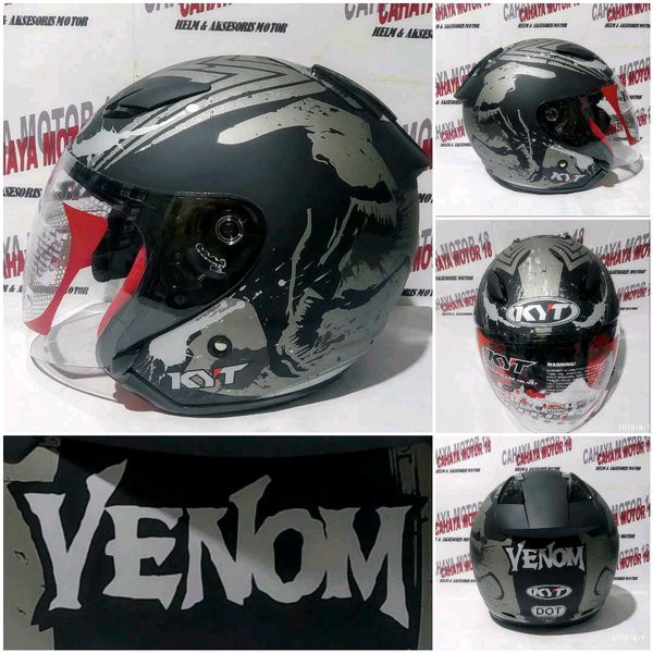 helm kyt dj maru motif venom