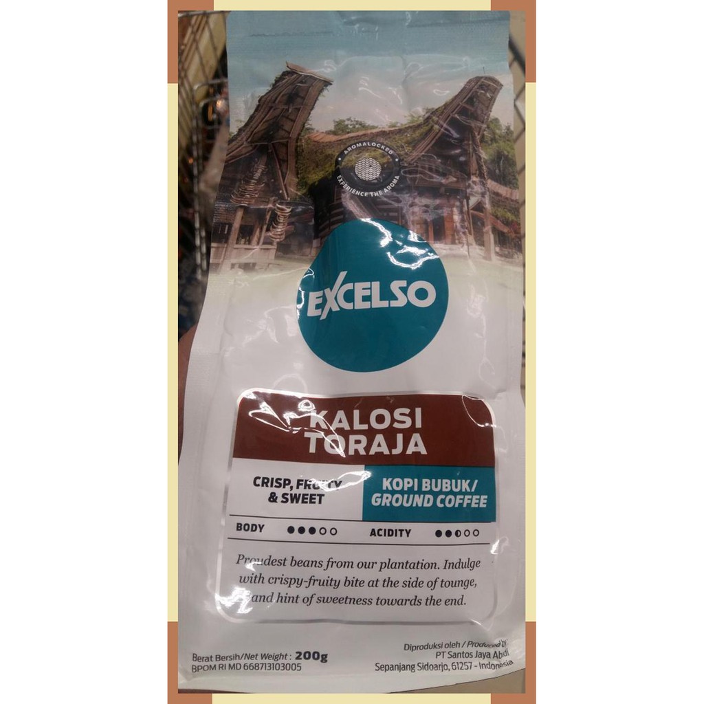 

kopi bubuk excelso kalosi toraja 200 gram & expired panjang