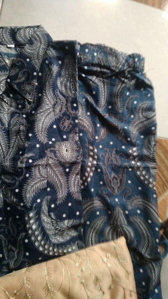 [new Arival] Batik Couple Aziza Kebaya Brokat Tille Mutiara Sarimbit Syari - Bs125