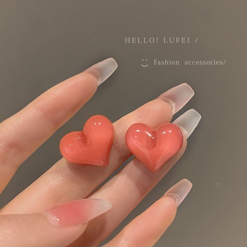 Anting Stud 925 Sterling Silver Bentuk Bunga Hati Aksen Mutiara Gaya Korea Untuk Wanita