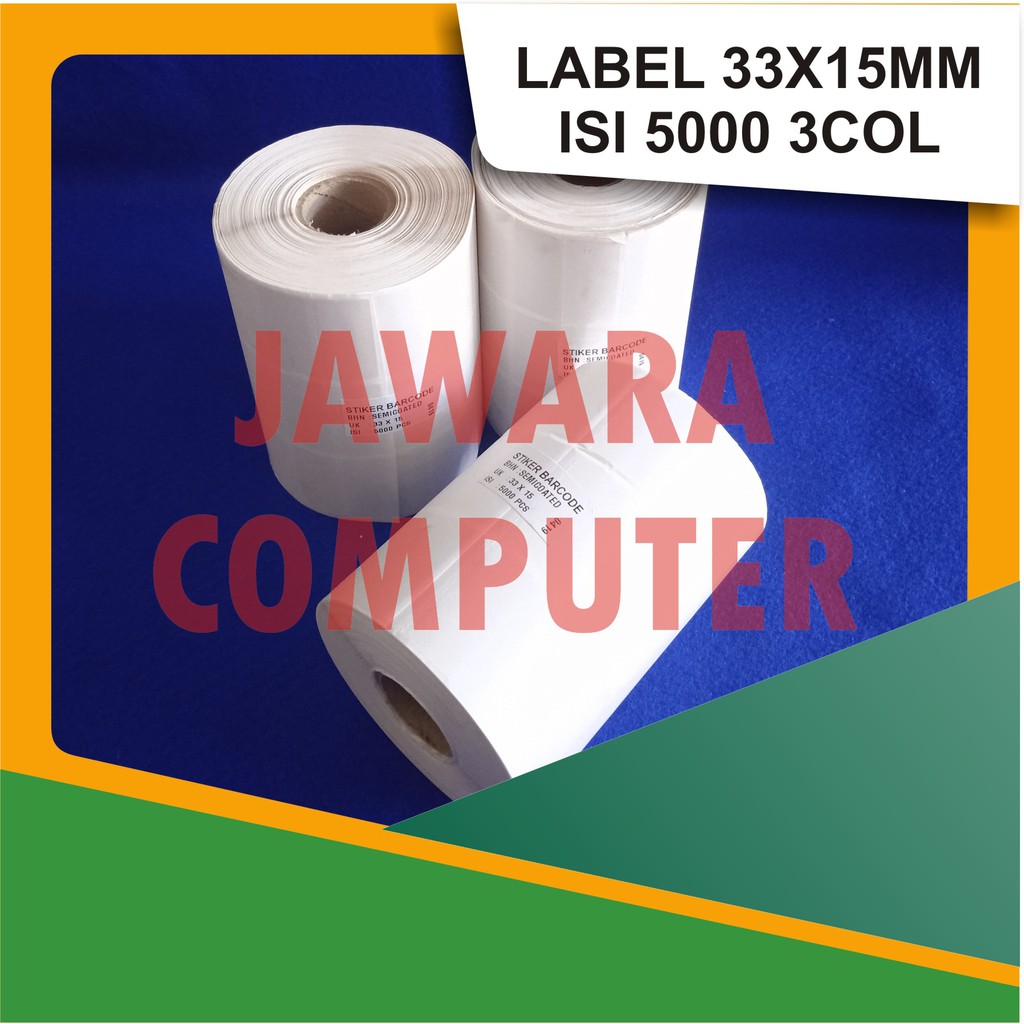 

LABEL33X15MM ISI 5000 3COL