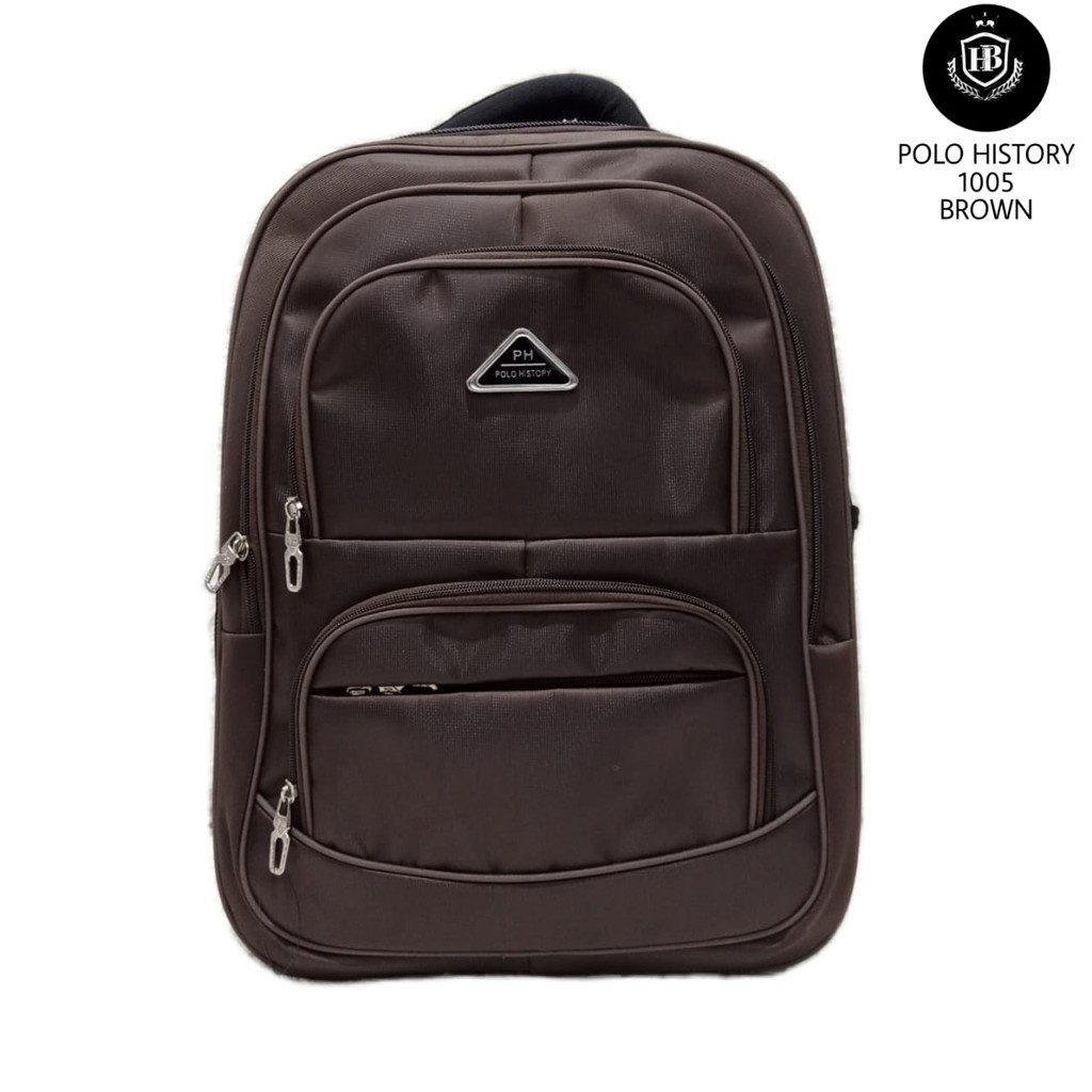 Tas Ransel Untuk Sekolah / Kerja / Kuliah Polo History 1005 Laki Laki & Perempuan