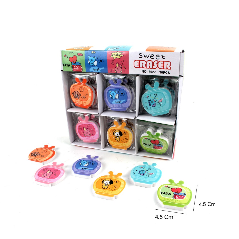

1buah Penghapus TV Series BT21 8027 / 1pc Penghapus Fancy
