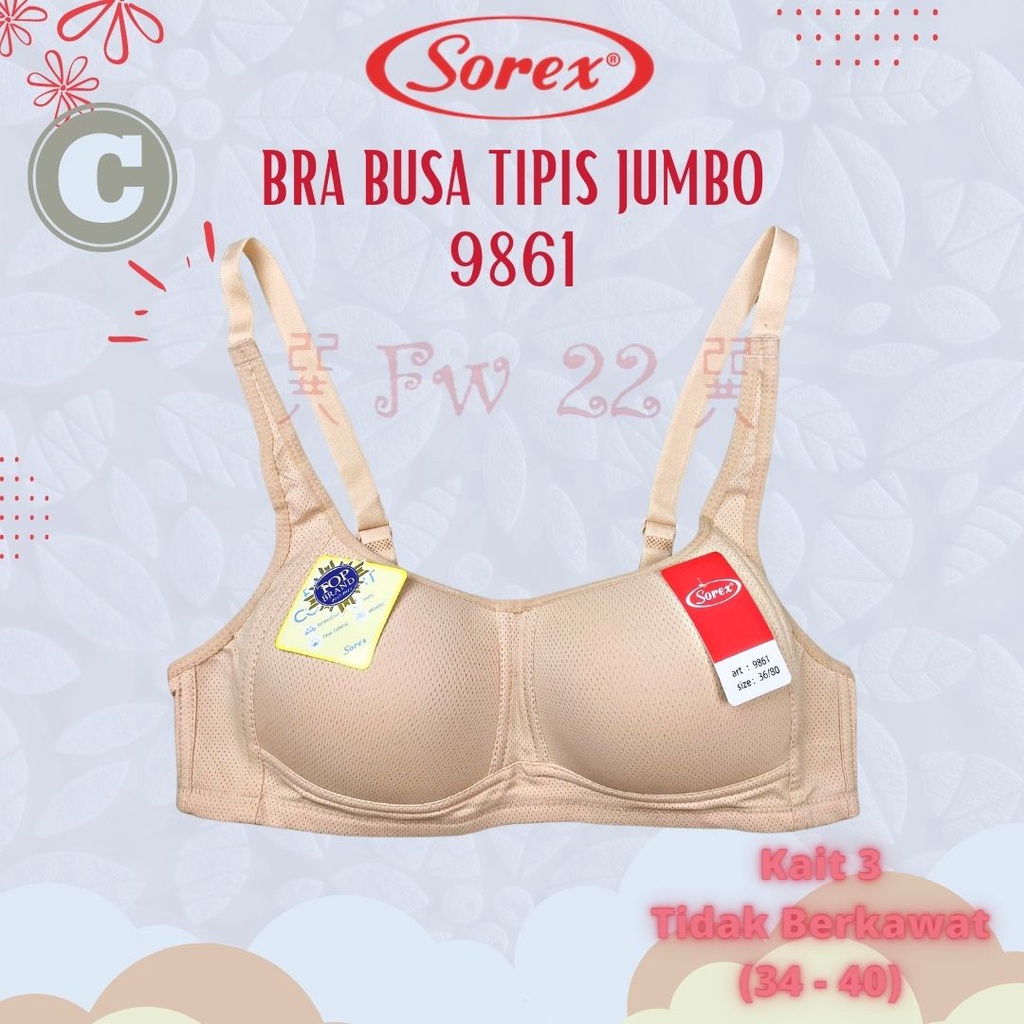 Jual Uk (40 42 44) Bra / BH Wanita Tanpa Kawat Ukuran Besar