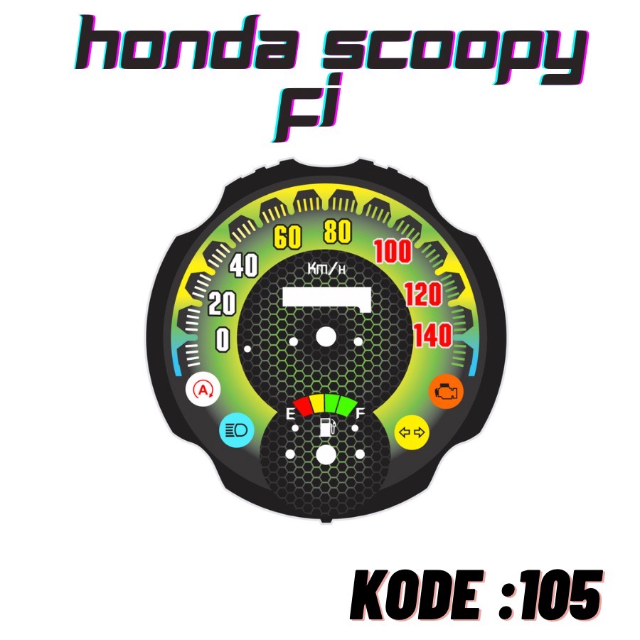 Panel Papan  Speedometer honda scoopy FI