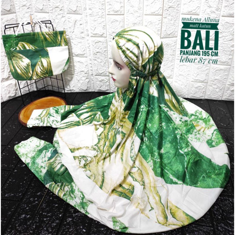Mukena Alluna Terusan Dewasa Katun Bali