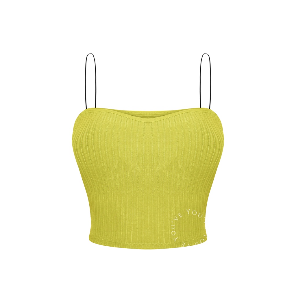 You’ve (YouHave) Tanktop Tali Spaghetti Tank Top Wanita Tali Tipis Busa Bra Sport Bra 100053-3