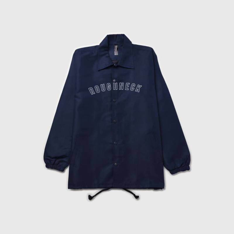 Jaket Roughneck CJ146 Black Hollywood Syndrome Coach Jacket