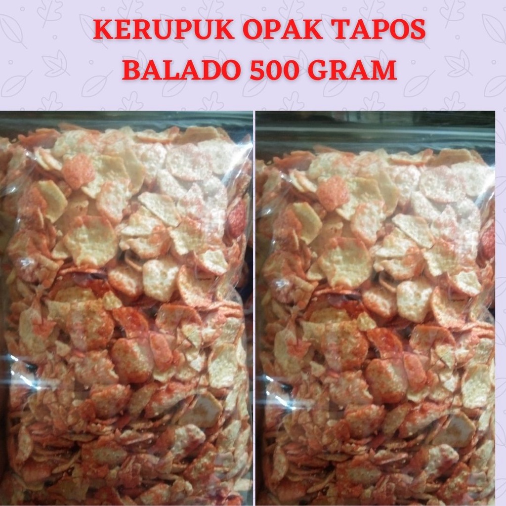 

KERUPUK OPAK TOPAS BALADO