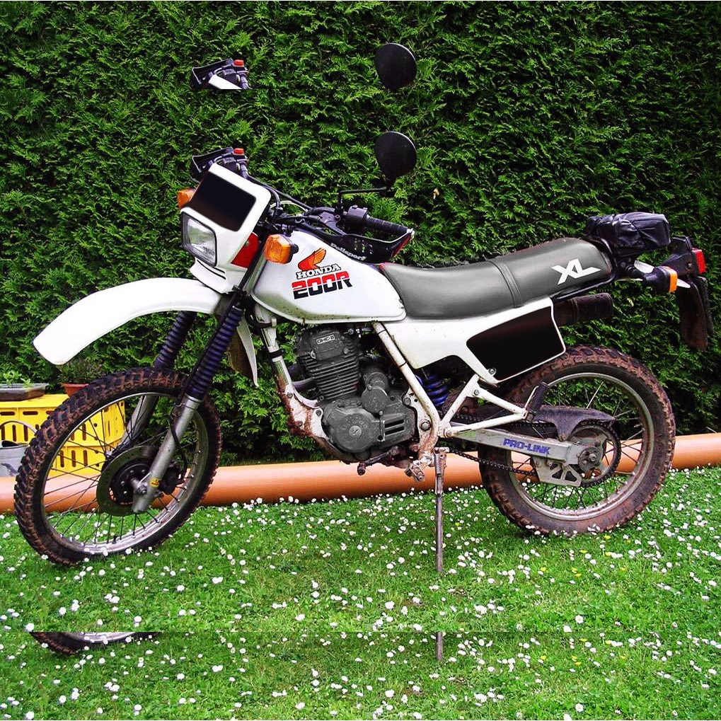 Sticker Decal Honda Xl 200 R XL 200R Hatesix