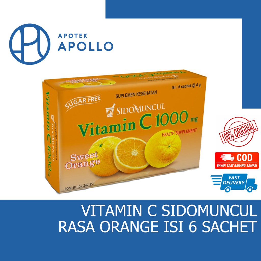 VITAMIN C 1000MG JERUK SIDOMUNCUL SIDO MUNCUL JERUK