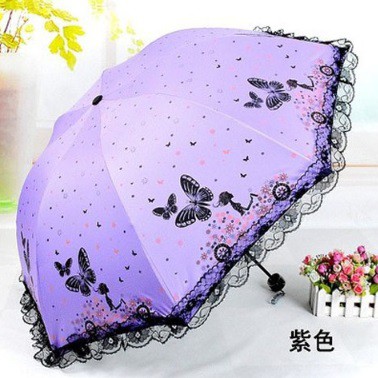 Payung motif Kupu kupu Princess Umbrella Butterfly Series