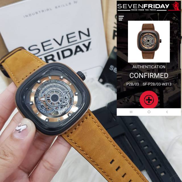 Jam Tangan Pria SF P2B / 03 Automatic Strap Leather