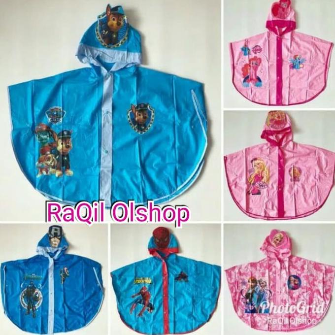 jas hujan anak paud dan Tk/jas hujan anak karakter