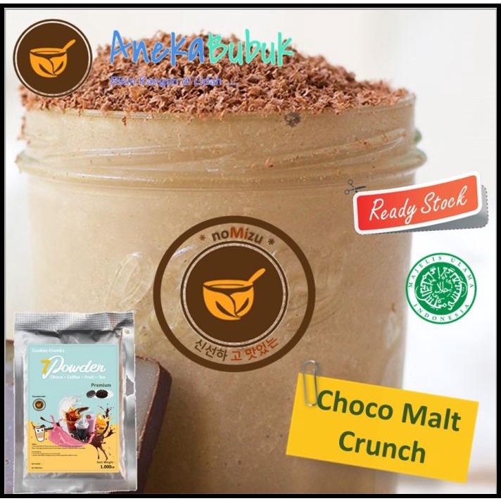 

Topping Choco Malt Crunchy 500 Gram - Chocomalt Crunch