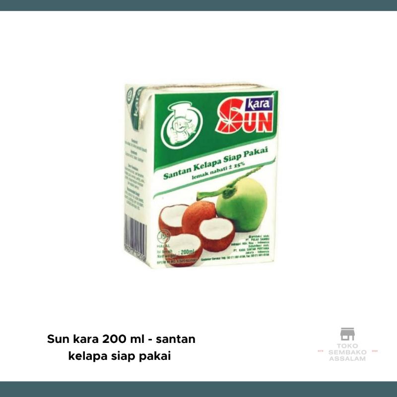 

sun kara kotak 200 ml / santen kara 200 ml / sun kara