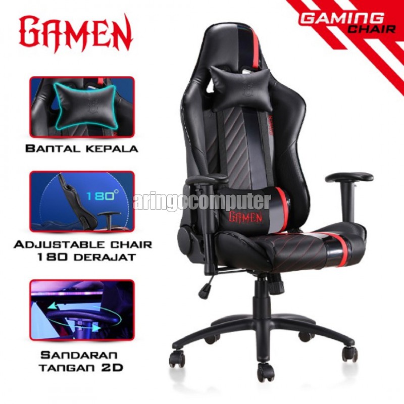 Gaming Chair GAMEN Command Black-Red