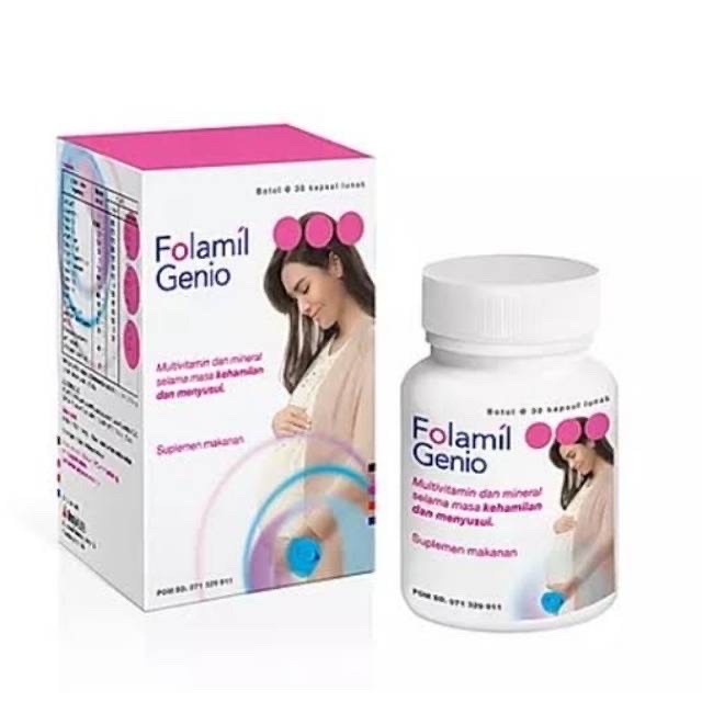 Ibu Hamil - Vitamin Folamil Genio (Vitamin Ibu Hamil)