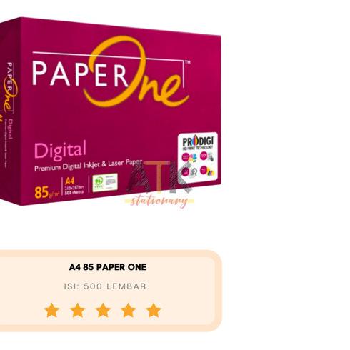 

❆ Kertas Fotocopy A4 80 Gram Paper One atk ♗