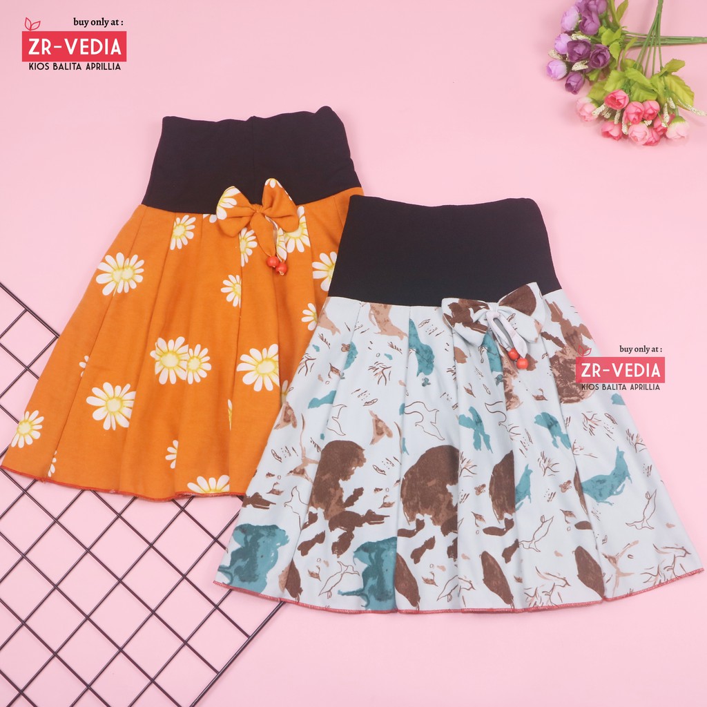 [MOTIF]Rok Pita Bianca uk. 4-5 Tahun / Rok Skirt Rempel Pendek Anak Perempuan Kids Girl Lucu