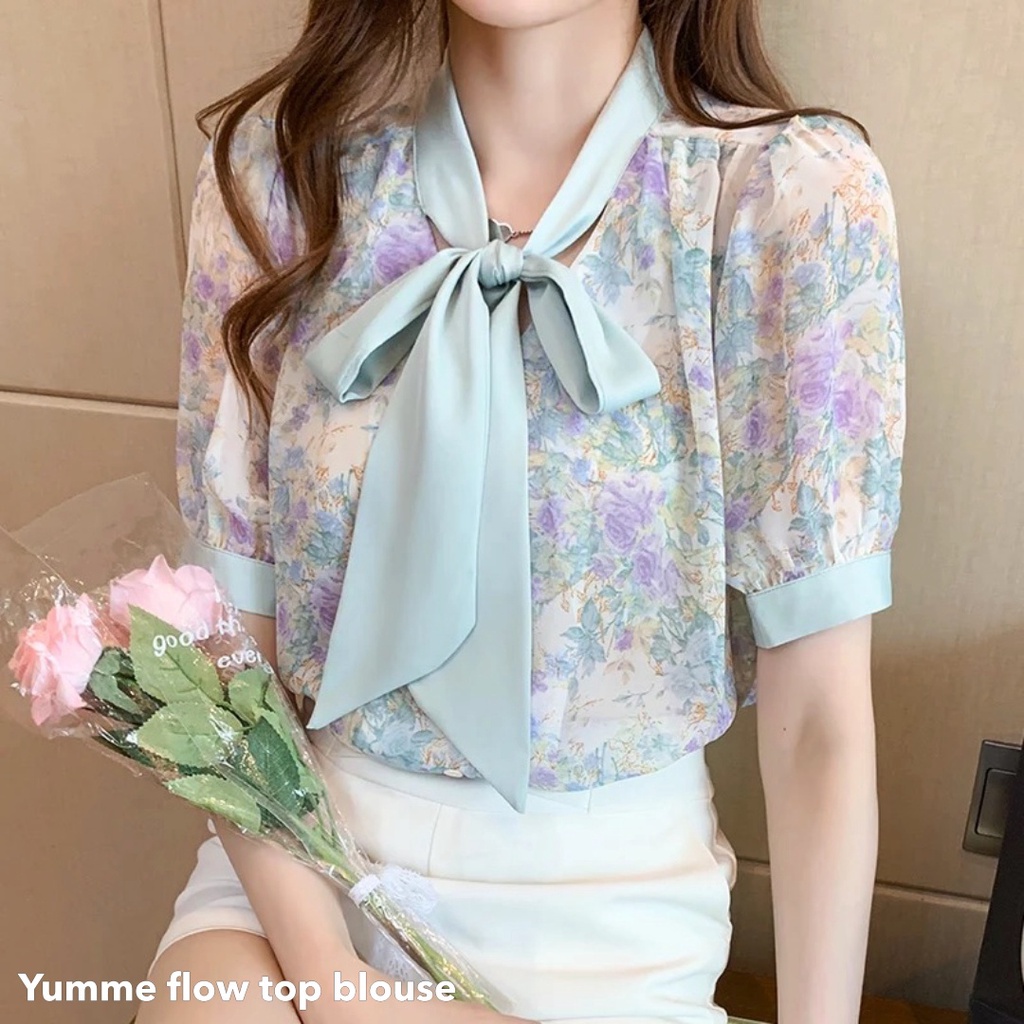 Yumme flow top blouse - Thejanclothes