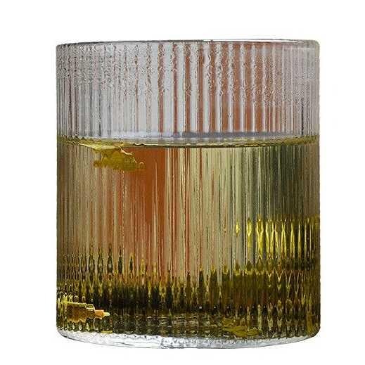 Gelas Unik Kopi Teh Minuman Borosilicate Glass 300ml - KT011 - Transparent