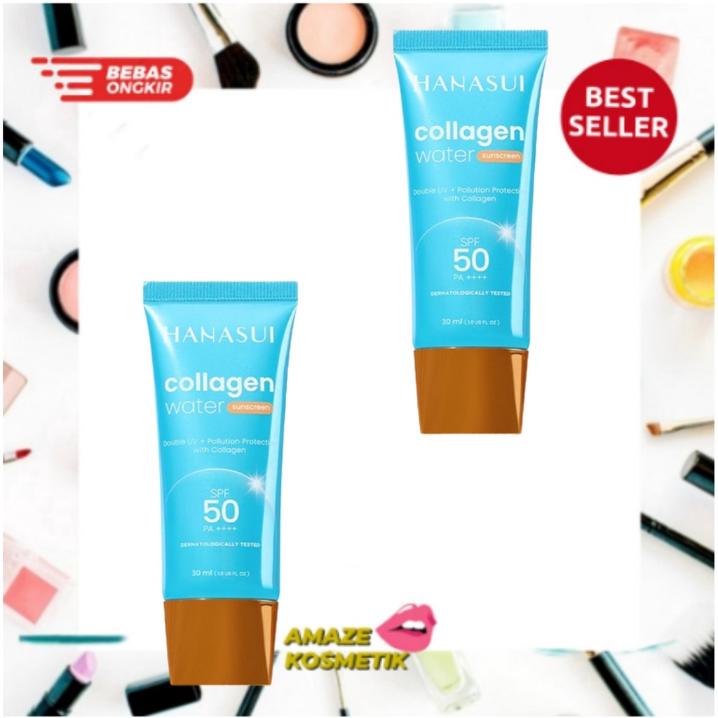 Baru HANASUI Collagen Water Sunscreen SPF 50 PA+++ 30ml