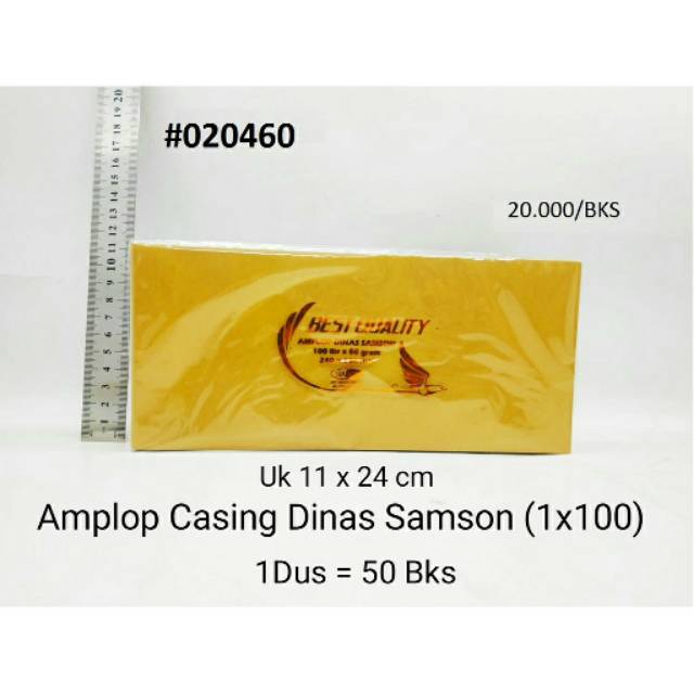 

AMPLOP CASING DINAS SAMSON (1x100) 1Dus = 50 Bks