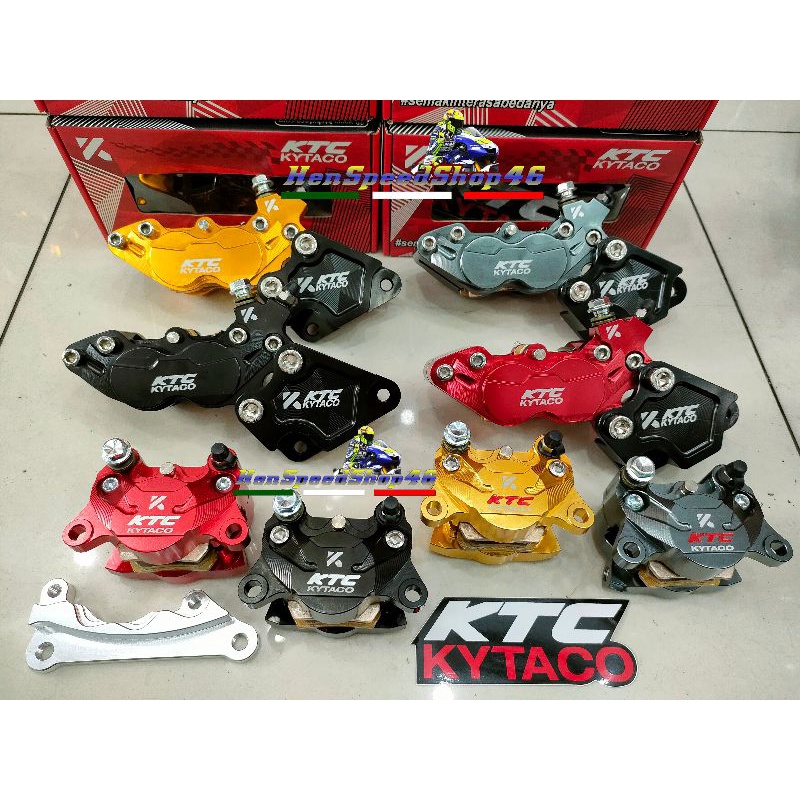 Kaliper Nmax Depan Belakang KTC CRM kaliper KTC KYTACO BIG NMAX paket kaliper nmax ktc kytaco