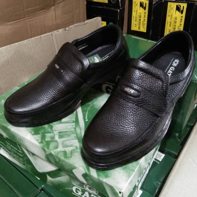 sepatu pantofel pria kulit merk Gats MD 3502 /Sepatu kerja original