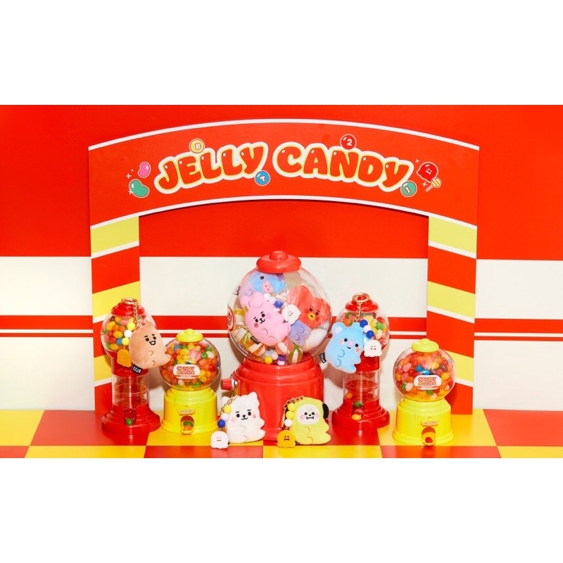 PO OFFICIAL BT21 Jelly Candy Plush Bag charm