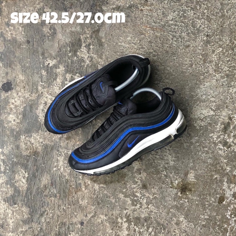 -NIKE AIR MAX 97 BLACK BLUE SECOND-