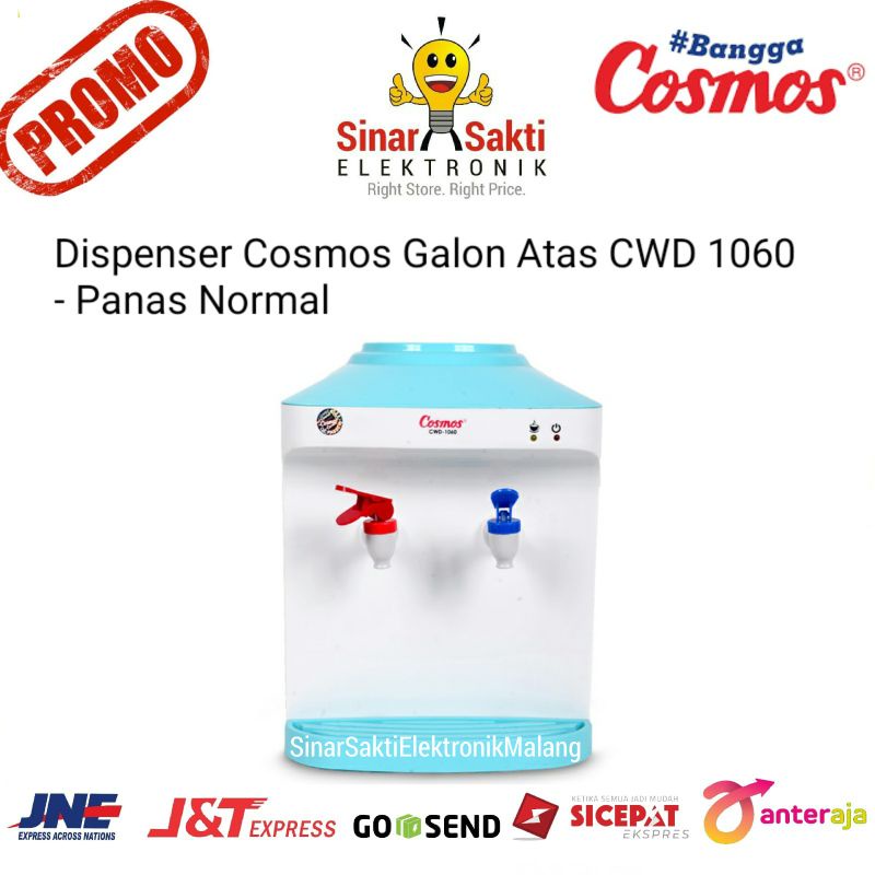 Dispenser Cosmos Galon Atas CWD 1060 Hot Panas Normal CWD1060