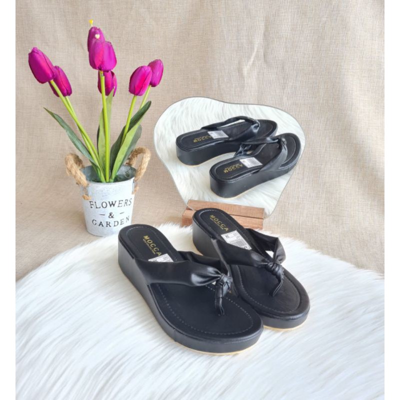 ABBUSHOES MR 47 Wedges Sandal Jepit 5cm